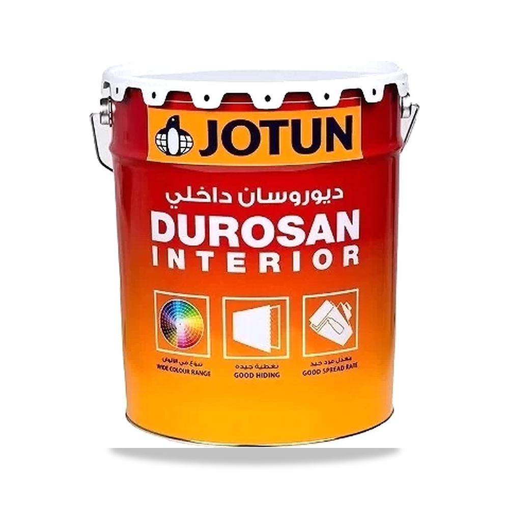 صورة منتج ديوروسان 02 دهان داخلي تشطيب مطفي، عبوة 25 كجم، ألوان فاتحة دهانات جوتن موديل MK-893 – سمك الطبقة الموصى به لكل طبقة 50 ميكرون (رطبة)، 17 ميكرون (جافة) - كود الصنف reemco-2027-1253075 - ماركة يباع من خلال reemco - توريد وتصوير حصري لشركة ريمكو القابضة السعودية
