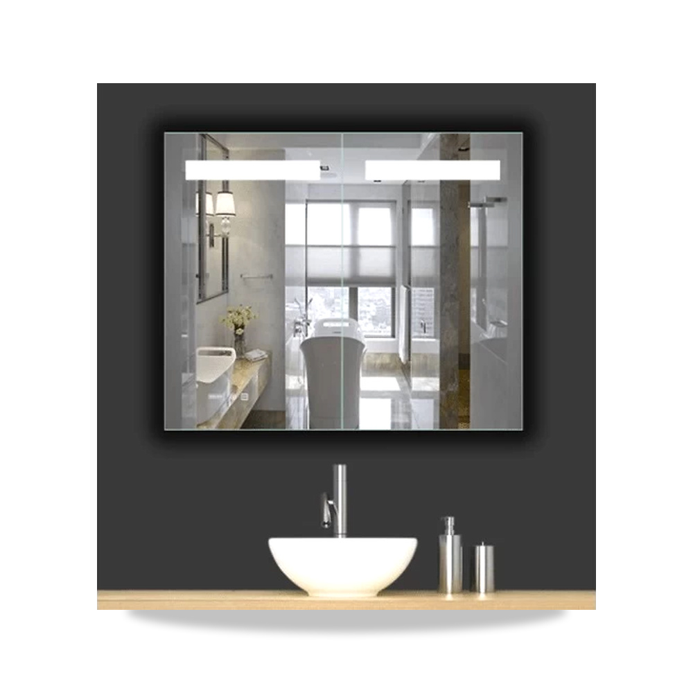 صورة منتج مرآة حمام بإضاءة ليد 80×60 سم موديل MK-970 - كود الصنف reemco-2027-1311557 - ماركة يباع من خلال reemco - توريد وتصوير حصري لشركة ريمكو القابضة السعودية