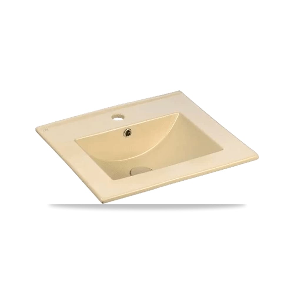 صورة منتج مغسلة حوض بورسلان بدون خزانة 51×46.5×27 سم– بيج– beige-color موديل MK-966 - كود الصنف reemco-2027-1314611 - ماركة يباع من خلال reemco - توريد وتصوير حصري لشركة ريمكو القابضة السعودية