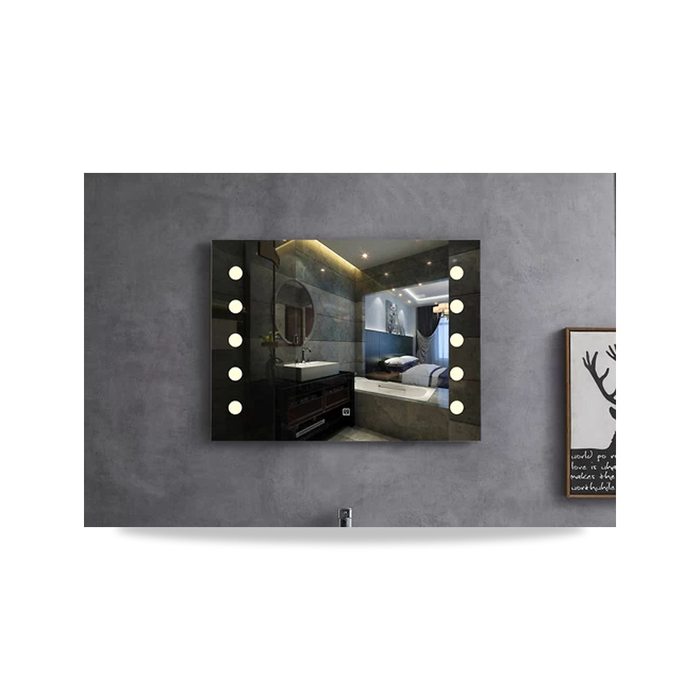 صورة منتج مرايا مضيئة 80×60 سم، إضاءة LED بيضاء/صفراء موديل MK-865 - كود الصنف reemco-2027-1341399 - ماركة يباع من خلال reemco - توريد وتصوير حصري لشركة ريمكو القابضة السعودية