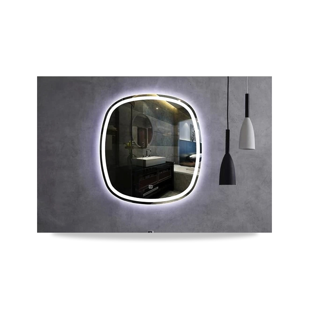 صورة منتج مرايا مضيئة أبعاد 80×60 سم، إضاءة LED بيضاء/صفراء موديل MK-968 - كود الصنف reemco-2027-1341445 - ماركة يباع من خلال reemco - توريد وتصوير حصري لشركة ريمكو القابضة السعودية