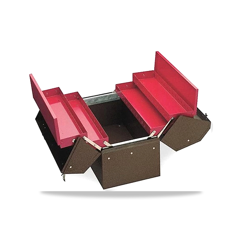 صندوق عدد يدوية محمول 18×10×14 بوصه، لون موديل MK-559 - مادة الصنع فولاذ