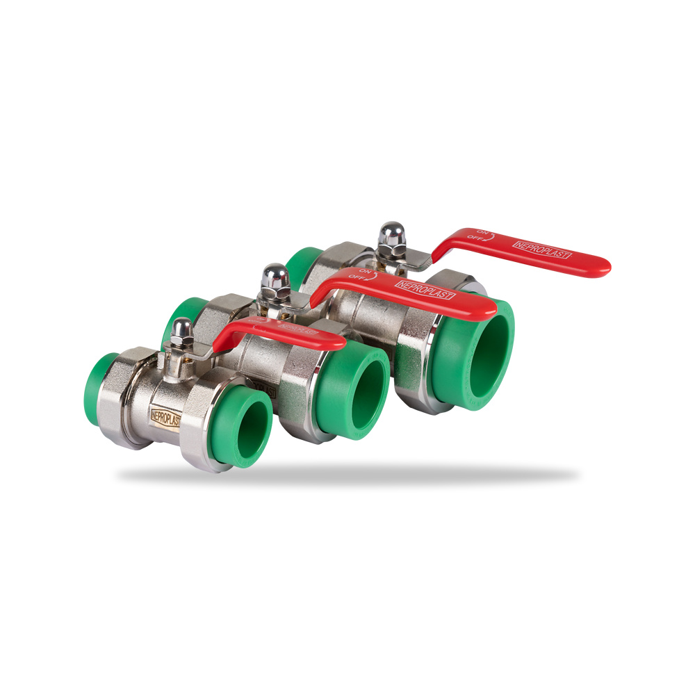 صورة منتج صمام ومحبس ماسورة وأنبوب نيبروبلاست (Neproplast) موديل Ball Valve – الخامة PPR - كود الصنف reemco-2027-1350936 - ماركة يباع من خلال reemco - توريد وتصوير حصري لشركة ريمكو القابضة السعودية