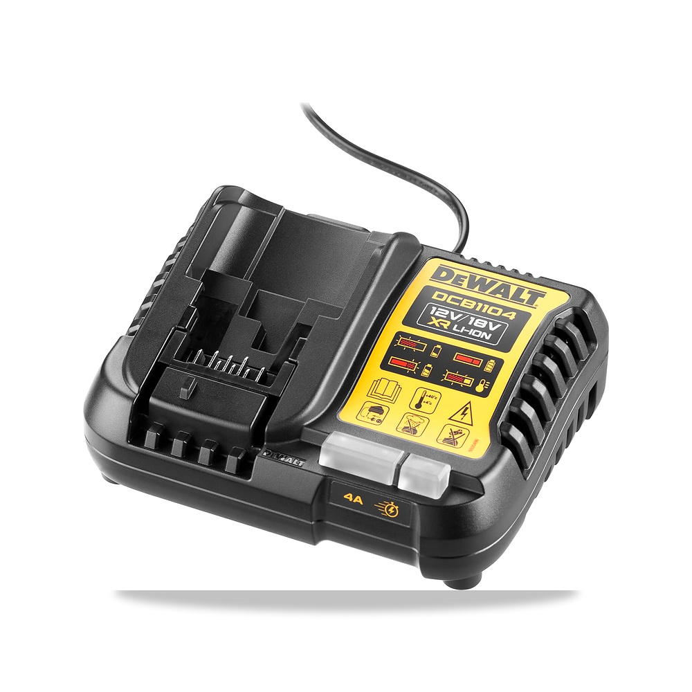صورة منتج شاحن عالمي XR 12 فولت/18 فولت – DCB1104-QW – اللون أسود – 4 أمبير - كود الصنف reemco-2027-1351412 - ماركة يباع من خلال reemco - توريد وتصوير حصري لشركة ريمكو القابضة السعودية
