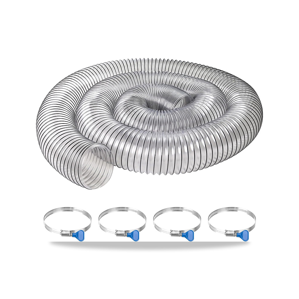 صورة منتج خرطوم تجميع الغبار من بلاستيك PVC مقاس 4 انش × 10 انش، 4 انش مقاوم للثقب لمكنسة المحلات وانظمة جمع - كود الصنف reemco-2027-1351990 - ماركة يباع من خلال reemco - توريد وتصوير حصري لشركة ريمكو القابضة السعودية