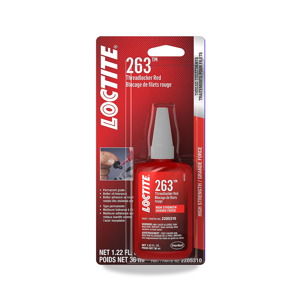 صورة منتج 263 Threadlocker for Automotive: قوة عالية، تتحمل الزيت، درجات الحرارة العالية، فلورسنت، موديل 2205310 - كود الصنف reemco-2027-1353768 - ماركة يباع من خلال reemco - توريد وتصوير حصري لشركة ريمكو القابضة السعودية