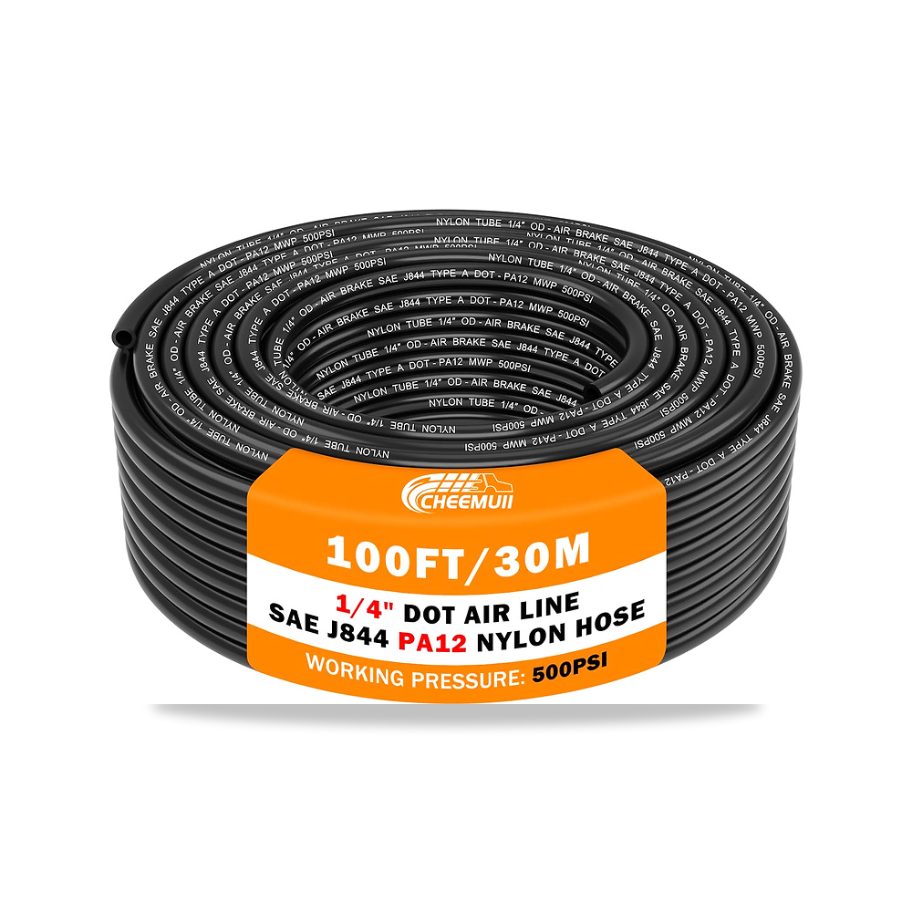 صورة منتج خرطوم هواء DOT 1/4 انش 1/4 انش PA12 نايلون DOT بطول 30.5 متر 1/4 انش او دي انبوب SAE J844 - كود الصنف reemco-2027-1354606 - ماركة يباع من خلال reemco - توريد وتصوير حصري لشركة ريمكو القابضة السعودية