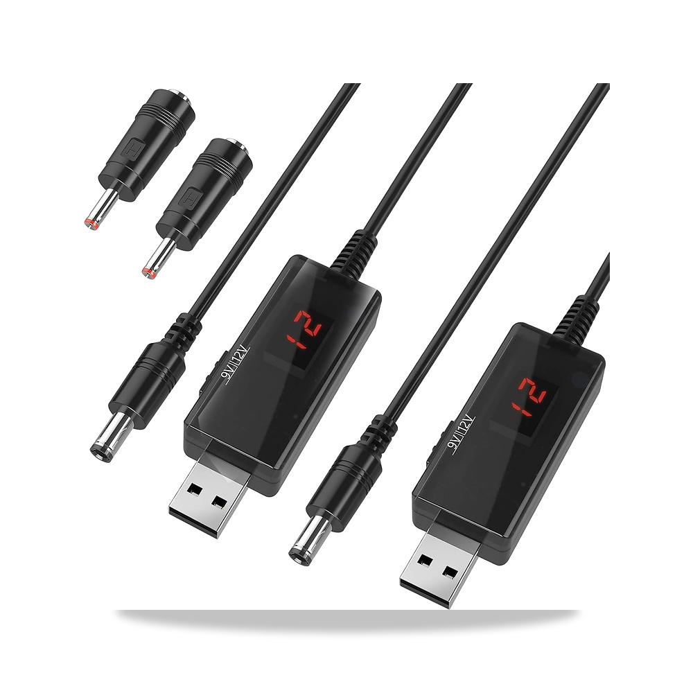صورة منتج شاحن من دروك بمنفذ USB و DC مع منفذ واحد بقوة 12 واط وشاشة LED مع خاصية تحويل الفولتاج – اللون أسود – 1 أمبير - كود الصنف reemco-2027-1356029 - ماركة يباع من خلال reemco - توريد وتصوير حصري لشركة ريمكو القابضة السعودية