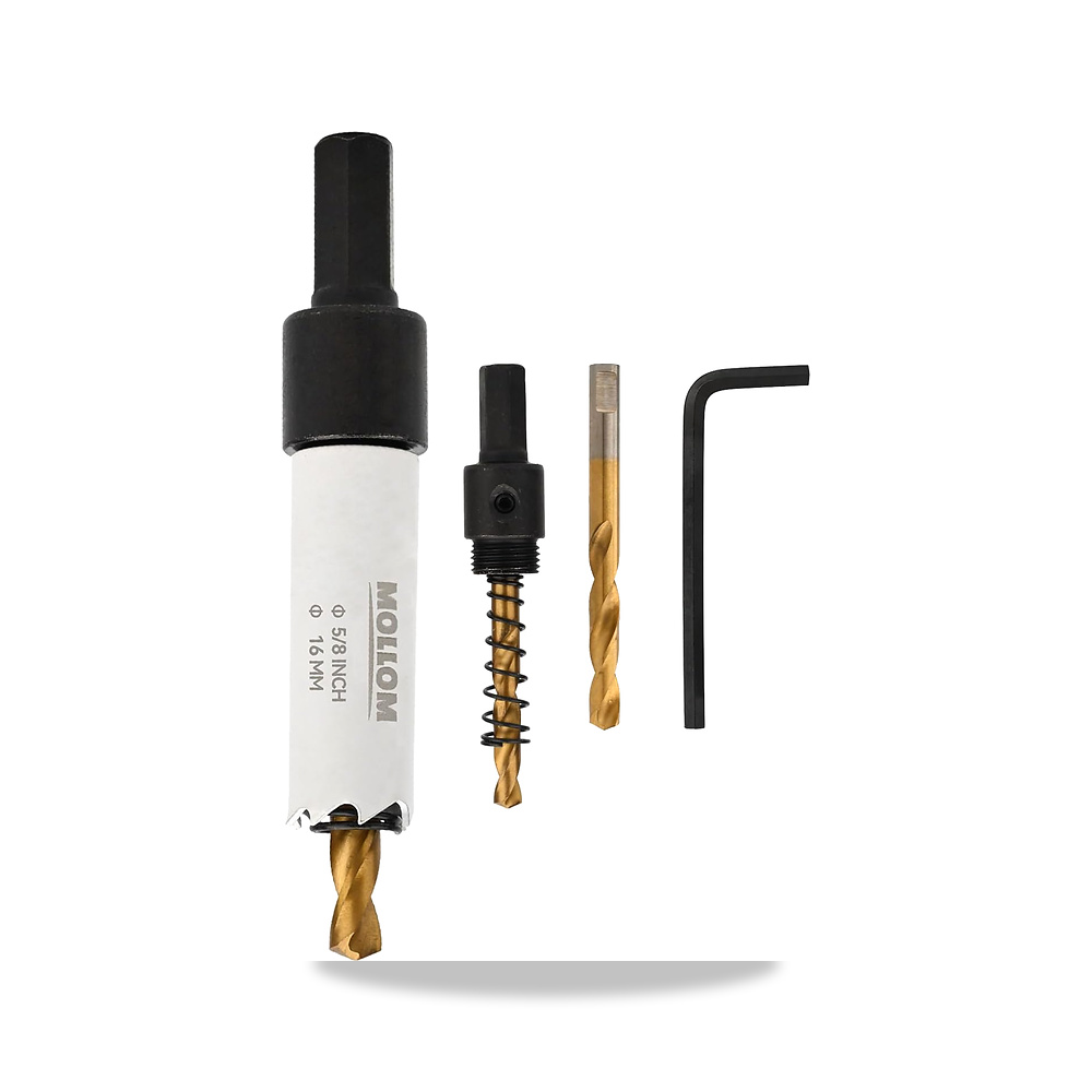 صورة منتج منشار ثقب HSS M42 BI-Metal مع قطع سلس من بلاستيك PVC والجدران الجافة والخشب والبلاستيك والواح الجبس والمطاط - كود الصنف reemco-2027-1357114 - ماركة يباع من خلال reemco - توريد وتصوير حصري لشركة ريمكو القابضة السعودية