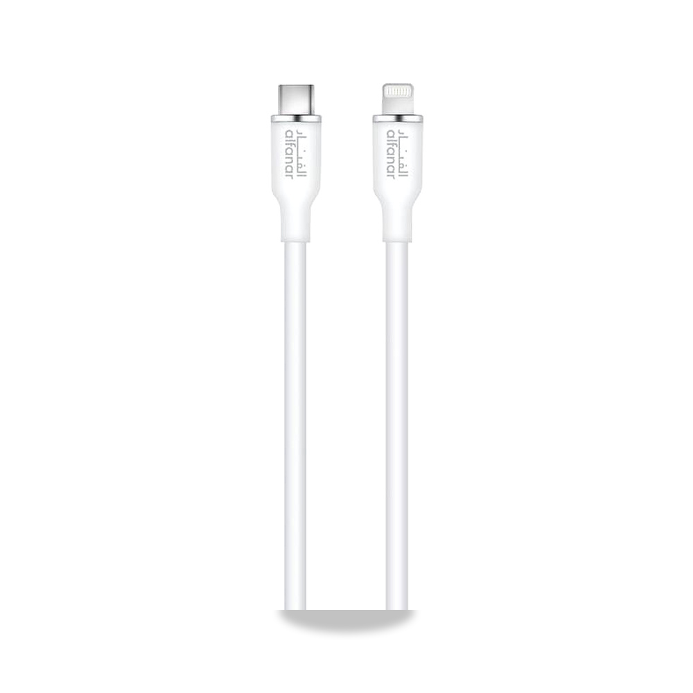 صورة منتج كابل مصنوع من السيليكون من الفنار والمزود بموصل USB نوع C إلى لايتننج بسرعة نقل 480 ميجابت موديل C31C-LSW05 - كود الصنف reemco-2027-1361854 - ماركة يباع من خلال reemco - توريد وتصوير حصري لشركة ريمكو القابضة السعودية
