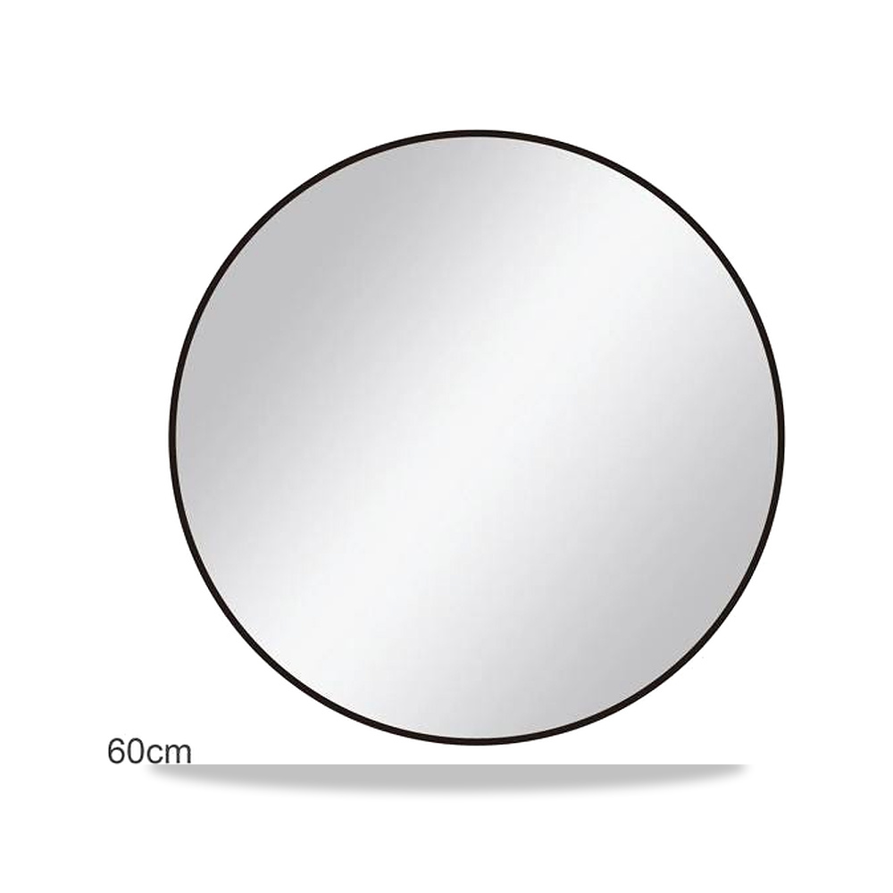 صورة منتج أكوا دروب مرآة حمام دائرية بتصميم بسيط وأنيق أسود 60 سم DWNM60RF-BB – 67 سم – 67 سم - كود الصنف reemco-2027-1368206 - ماركة يباع من خلال reemco - توريد وتصوير حصري لشركة ريمكو القابضة السعودية