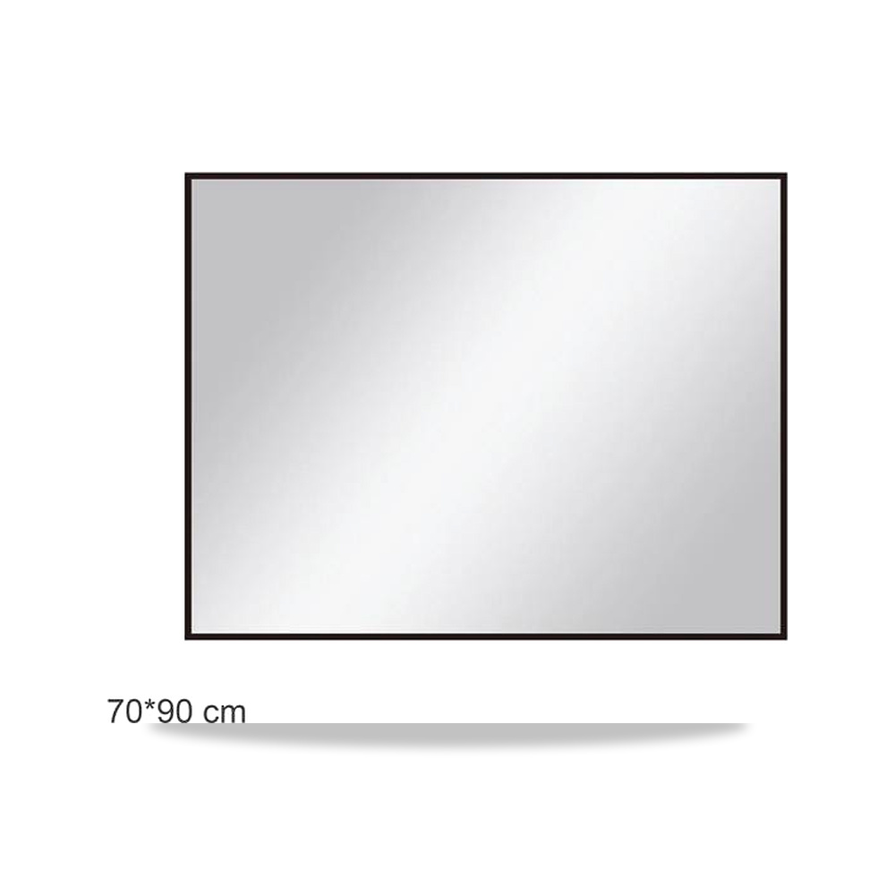 صورة منتج أكوا دروب مرآة حمام مستطيلة بتصميم بسيط أسود 70 × 90 سم DWNM7090SSF-BB – 77 سم – 97 سم - كود الصنف reemco-2027-1368258 - ماركة يباع من خلال reemco - توريد وتصوير حصري لشركة ريمكو القابضة السعودية