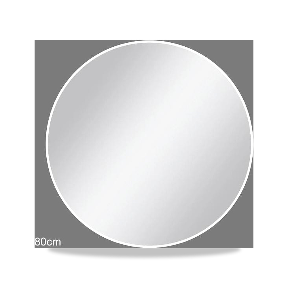صورة منتج أكوا دروب مرآة حمام دائرية بتصميم أنيق وبسيط رمادي معدني 80 سم DWNM80RF-BGM – اللون ج��نميتال – 87 سم - كود الصنف reemco-2027-1368494 - ماركة يباع من خلال reemco - توريد وتصوير حصري لشركة ريمكو القابضة السعودية