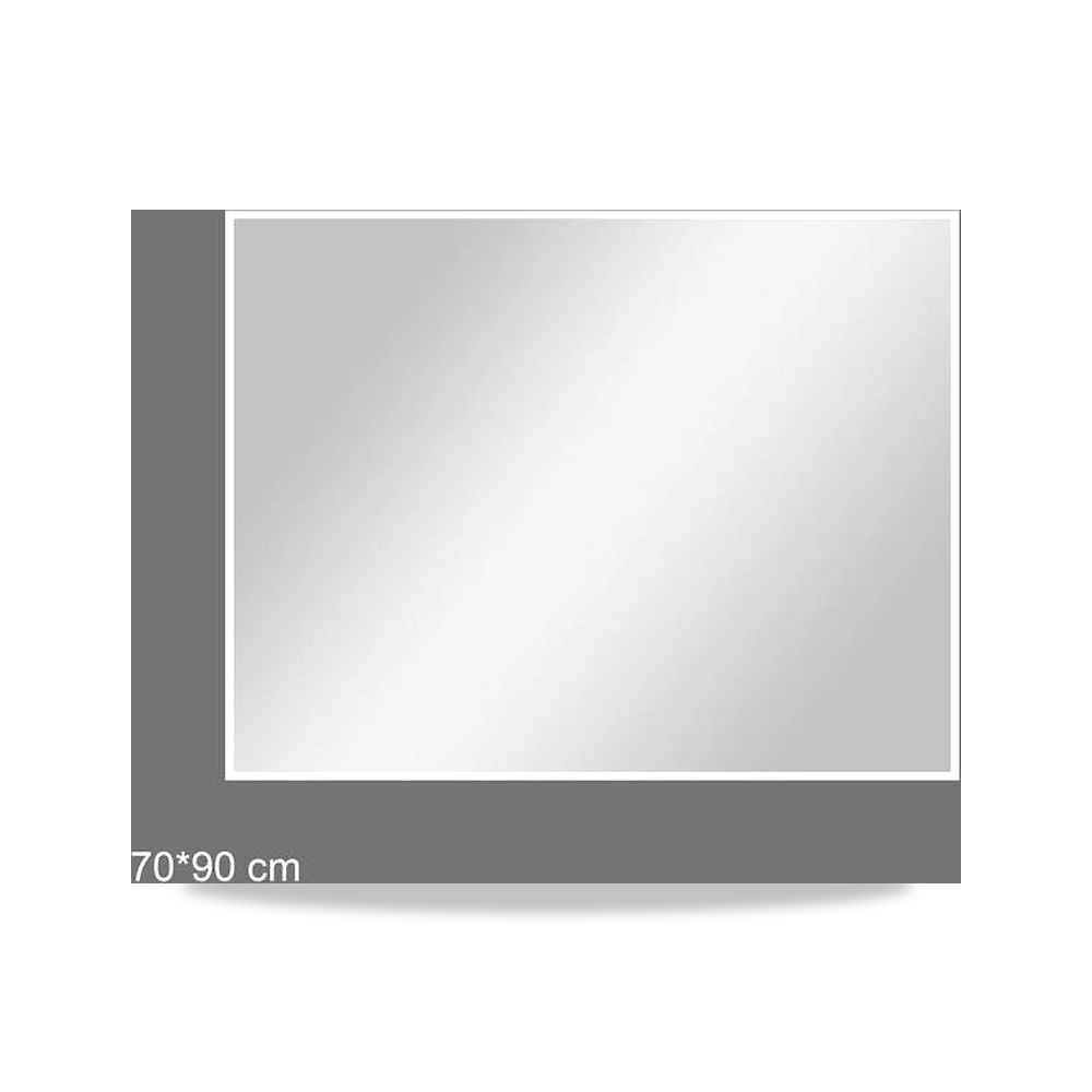 صورة منتج أكوا دروب مرآة حمام مستطيلة بتصميم بسيط رمادي معدني 70 × 90 سم DWNM7090SSF-BGM – اللون جونميتال – 77 سم - كود الصنف reemco-2027-1368496 - ماركة يباع من خلال reemco - توريد وتصوير حصري لشركة ريمكو القابضة السعودية