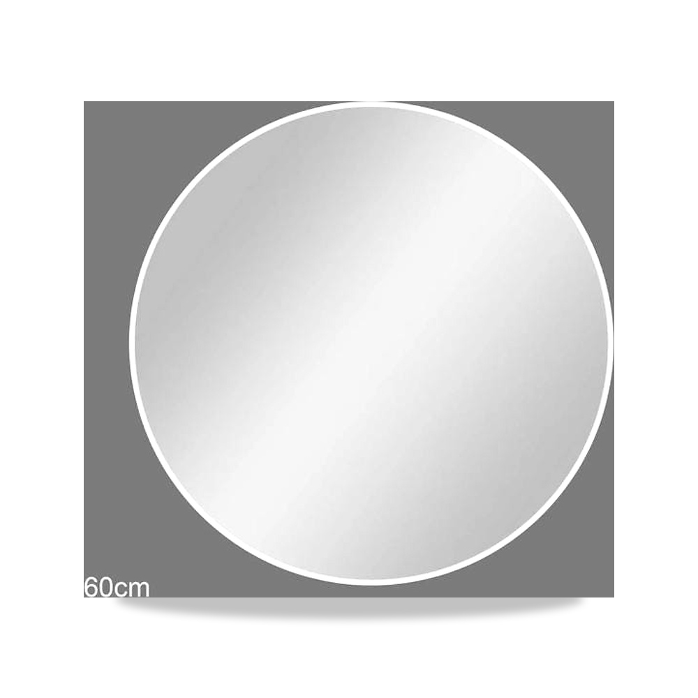 صورة منتج أكوا دروب مرآة حمام دائرية بتصميم أنيق وبسيط رمادي معدني 60 سم DWNM60RF-BGM – اللون جونميتال – 67 سم - كود الصنف reemco-2027-1368566 - ماركة يباع من خلال reemco - توريد وتصوير حصري لشركة ريمكو القابضة السعودية
