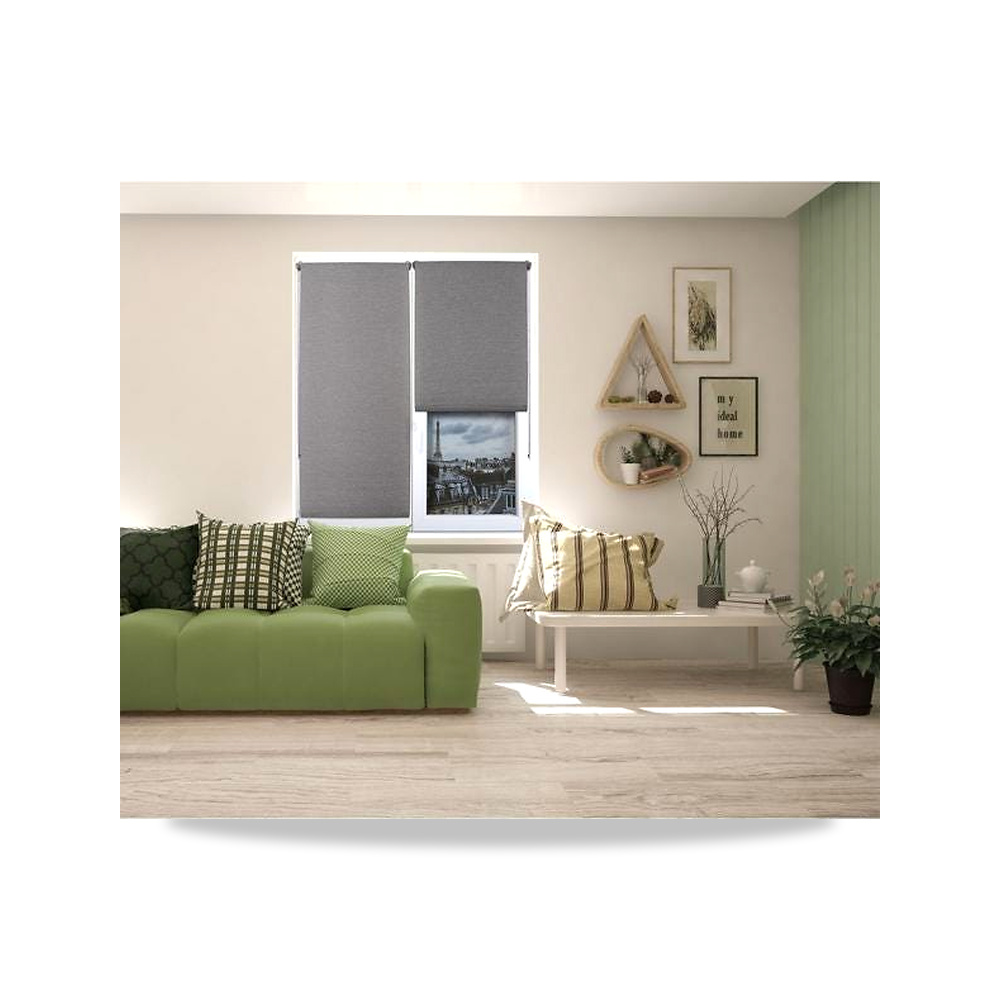 صورة منتج لوانس ستائر تعتيم رول بتصميم أنيق وملمس بارز رمادي 90 x 180 سم 35269018093 – 3.5 سم – 90 سم - كود الصنف reemco-2027-1368575 - ماركة يباع من خلال reemco - توريد وتصوير حصري لشركة ريمكو القابضة السعودية
