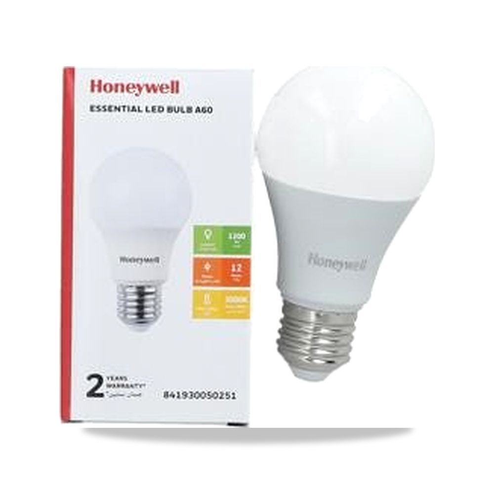 صورة منتج هانيويل مصباح LED بقدرة 12 واط، شكل A60، قاعدة E27، بدرجة حرارة لون 3000 كلفن، اللون: أبيض، HW-841930050251 - كود الصنف reemco-2027-1375184 - ماركة يباع من خلال reemco - توريد وتصوير حصري لشركة ريمكو القابضة السعودية