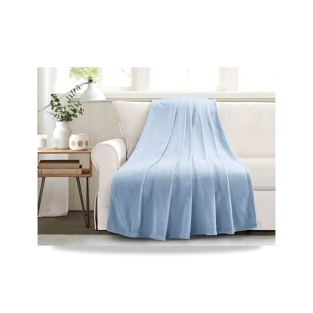 صورة منتج ريف بطانية من صوف المرجان ناعمة ومريحة اللون الازرق 160 × 190 سم HT-BK-2502 – 160 سم – 1 × 160 × 190 سم - كود الصنف reemco-2027-1377040 - ماركة يباع من خلال reemco - توريد وتصوير حصري لشركة ريمكو القابضة السعودية