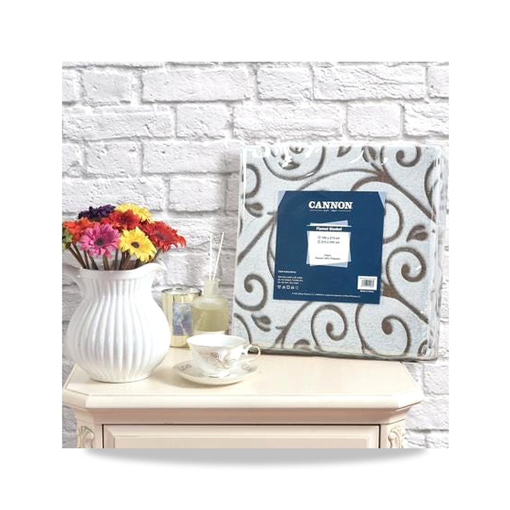 صورة منتج كانون بطانية فلانل كينج، ألوان متنوعة 215 × 240 سم CN B215X240PLS002-GREY – 20 × 40 × 40 سم - كود الصنف reemco-2027-1377145 - ماركة يباع من خلال reemco - توريد وتصوير حصري لشركة ريمكو القابضة السعودية