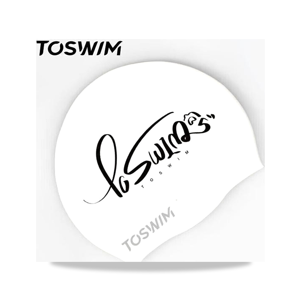صورة منتج قبعة سباحة سيليكون TOSWIM للنساء، حجم كبير، مقاومة للماء، مناسبة للشعر الطويل، للبالغين موديل 2050001134295 - كود الصنف reemco-2027-1379282 - ماركة يباع من خلال reemco - توريد وتصوير حصري لشركة ريمكو القابضة السعودية