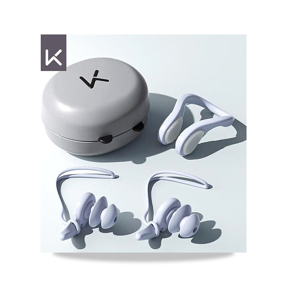صورة منتج مجموعة سدادات أذن Keep Swimming وملقط أنف مضاد للاختناق للأطفال. تصميم مقاوم للماء يضمن موديل 2050000947971 - كود الصنف reemco-2027-1379323 - ماركة يباع من خلال reemco - توريد وتصوير حصري لشركة ريمكو القابضة السعودية