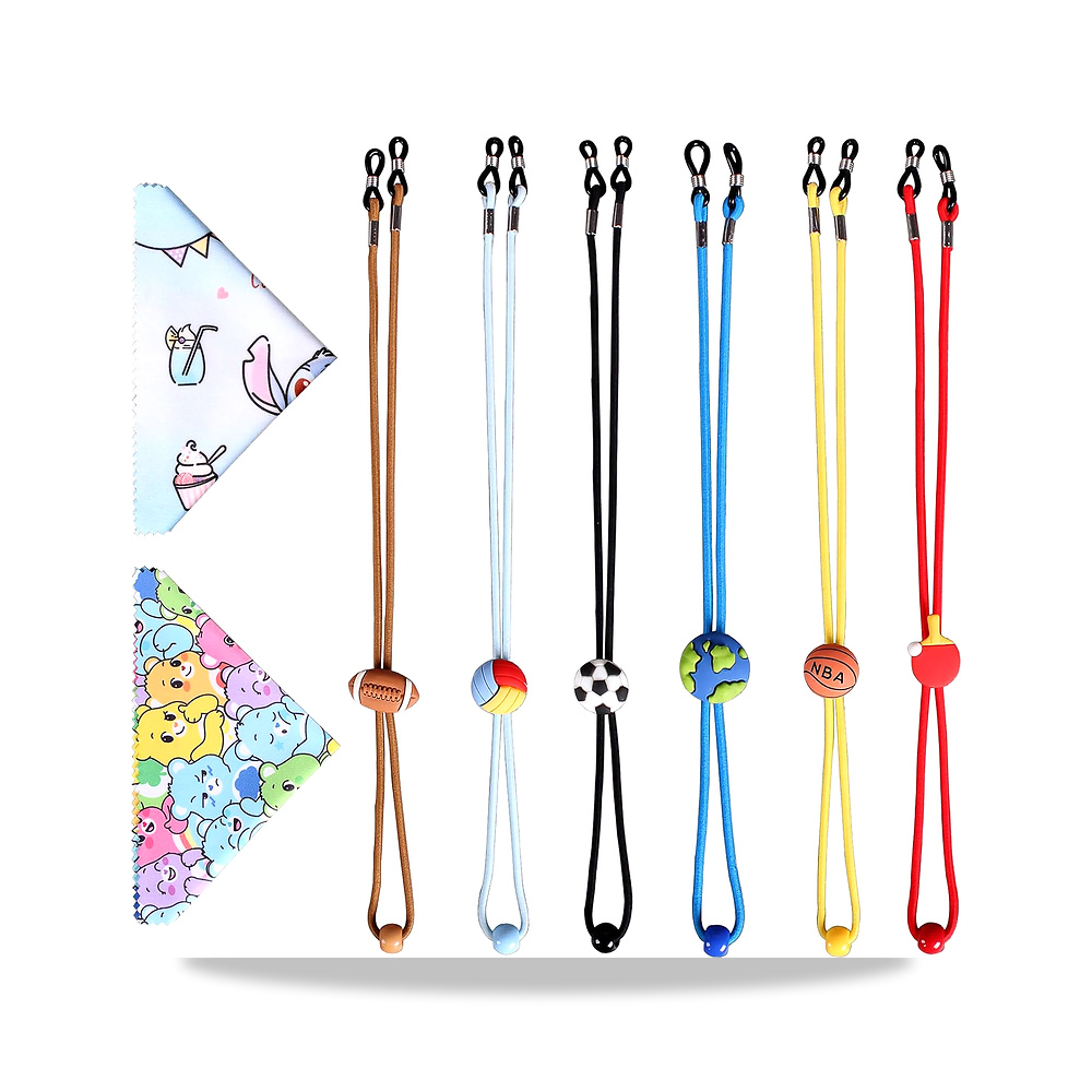صورة منتج 6 قطعة قابل للتعديل Stretchy Eyeglass Straps Eye نظارات Anti-slip Retainer حبل Boys Girls بالغ2 قطعة - كود الصنف reemco-2027-1389460 - ماركة يباع من خلال reemco - توريد وتصوير حصري لشركة ريمكو القابضة السعودية