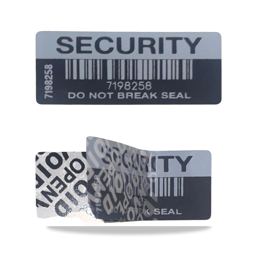 صورة منتج 100 × ملصق امان “Do Not Break Seal” اسود مع طباعة بيضاء واضحة لكل منها رقم تسلسلي فريد – 50 مم x 20 مم – المادة الورق - كود الصنف reemco-2027-1390669 - ماركة يباع من خلال reemco - توريد وتصوير حصري لشركة ريمكو القابضة السعودية