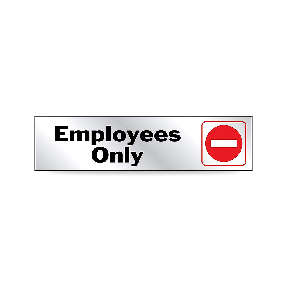 صورة منتج لافتة جرافيك فقط من الفينيل بحروف كلمة Employees Only 476 - كود الصنف reemco-2027-1390691 - ماركة يباع من خلال reemco - توريد وتصوير حصري لشركة ريمكو القابضة السعودية