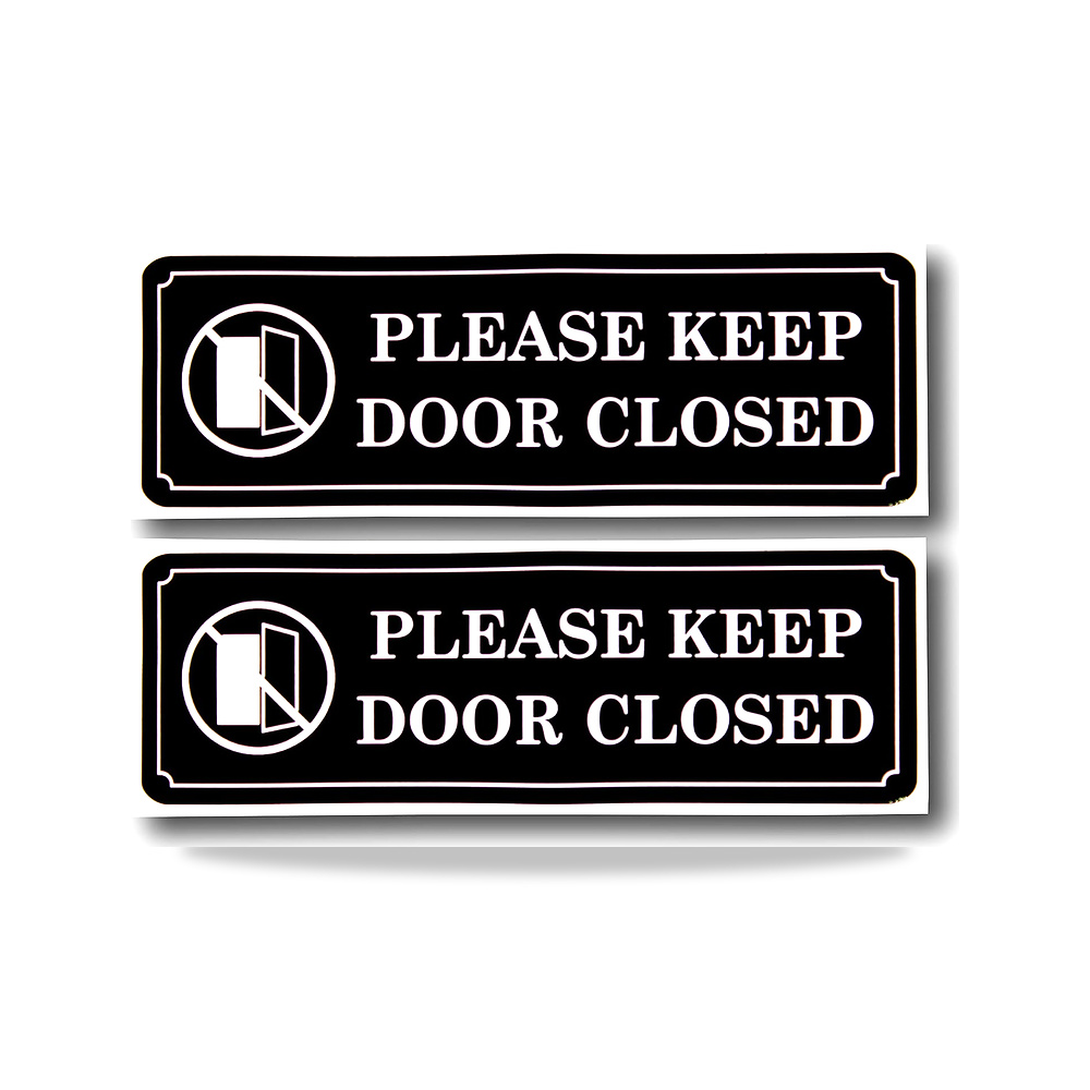 صورة منتج ملصق علامة Please Keep Door Closed – سهل التركيب ومقاوم للطقس ويدوم طويلا مقاس (9 انش × 3 انش) - كود الصنف reemco-2027-1390862 - ماركة يباع من خلال reemco - توريد وتصوير حصري لشركة ريمكو القابضة السعودية