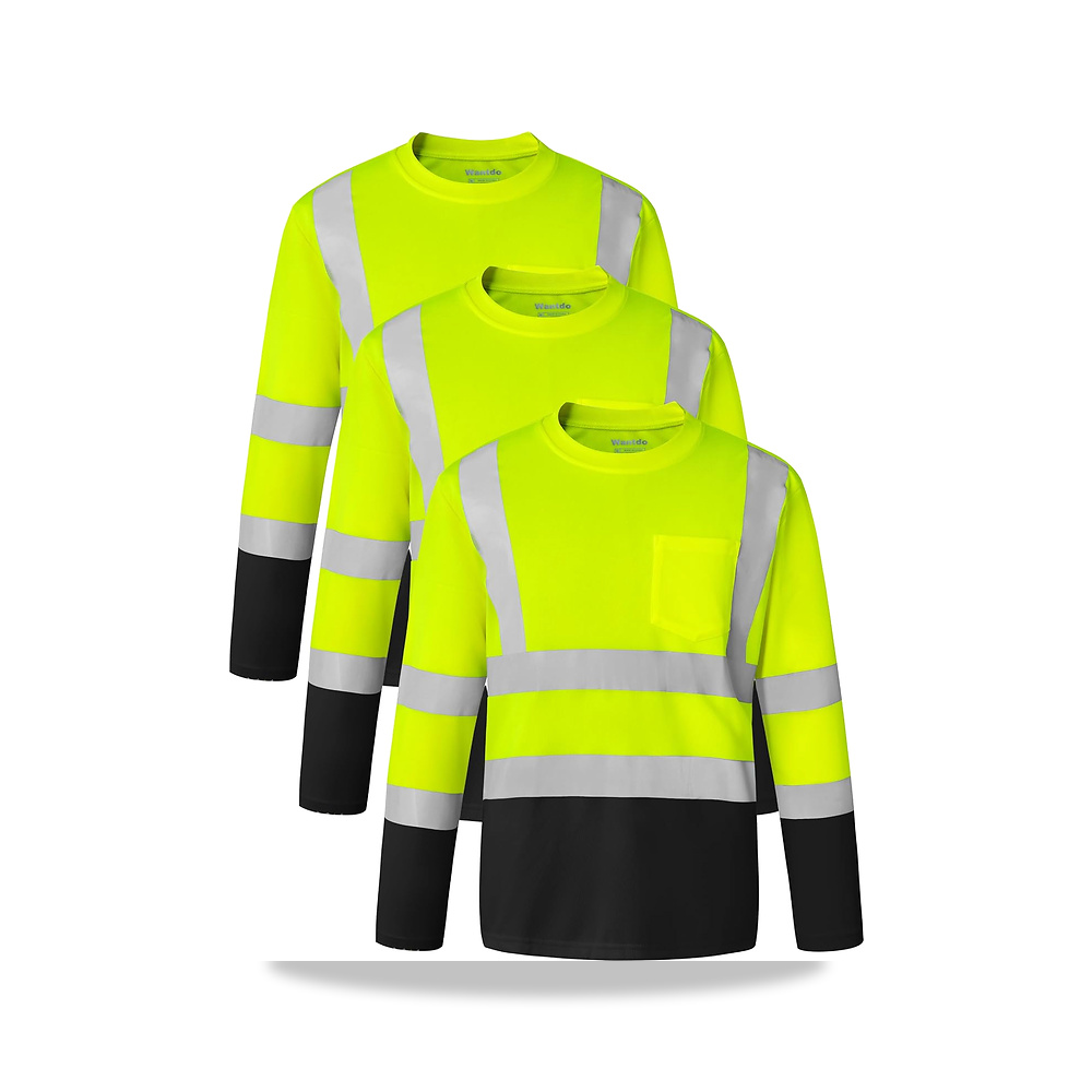 صورة منتج وانتدو قمصان Hi Vis للرجال السلامة العاكسة للبناء والعمل - كود الصنف reemco-2027-1391104 - ماركة يباع من خلال reemco - توريد وتصوير حصري لشركة ريمكو القابضة السعودية