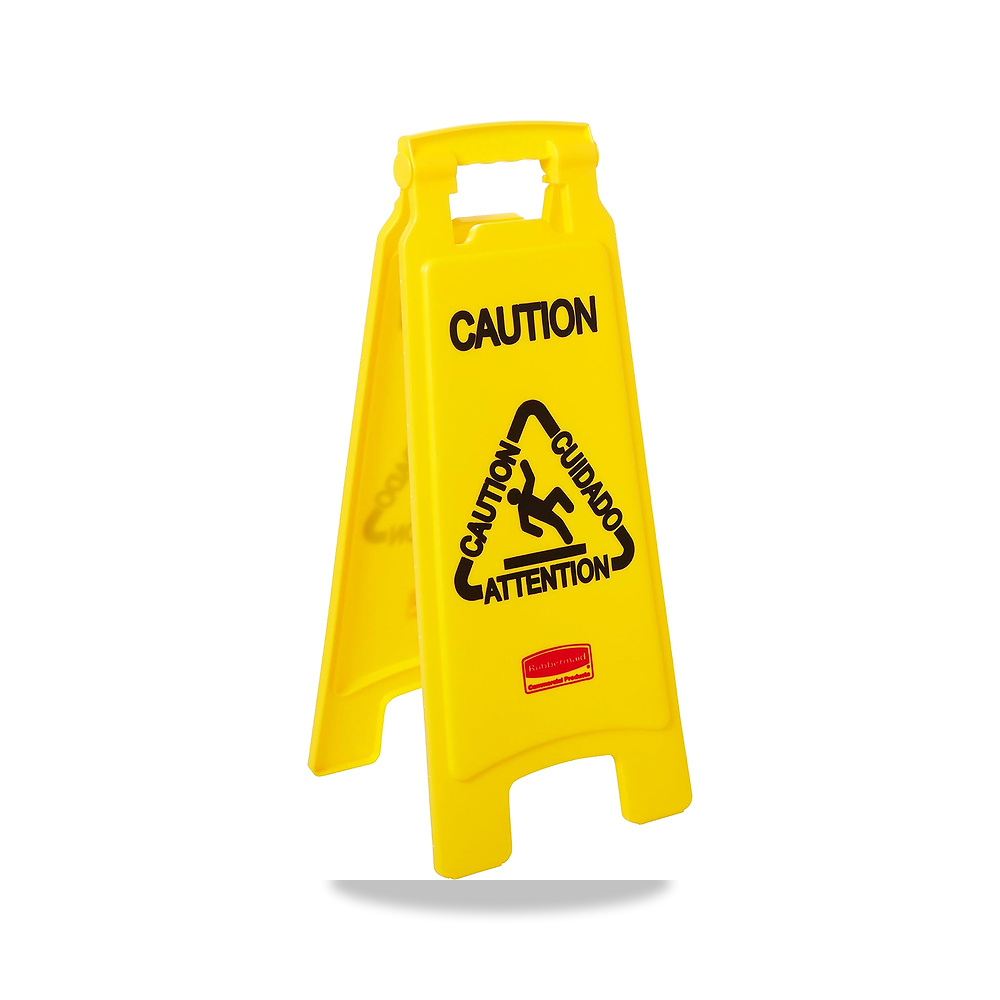 صورة منتج لافتة بعبارة “Caution Wet Floor” مزدوجة الاوجه مقاس 66 سم، اصفر (FG611277YEL)، 3.8×27.×67.3 سم - كود الصنف reemco-2027-1391155 - ماركة يباع من خلال reemco - توريد وتصوير حصري لشركة ريمكو القابضة السعودية