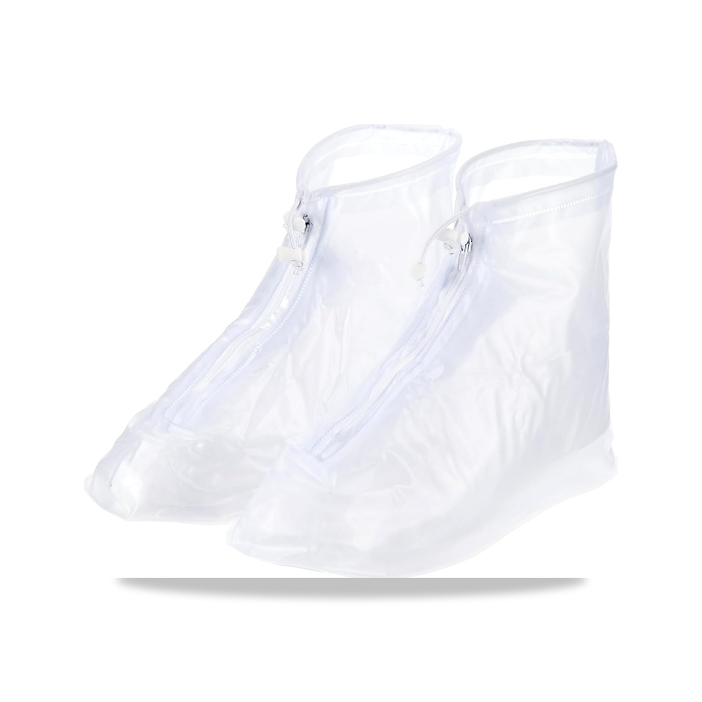 صورة منتج غطاء حذاء مقاوم للماء مقاس XXL (US 8) من بلاستيك PVC غير قابل للانزلاق لحماية الاحذية من المطر مع سحاب - كود الصنف reemco-2027-1391305 - ماركة يباع من خلال reemco - توريد وتصوير حصري لشركة ريمكو القابضة السعودية