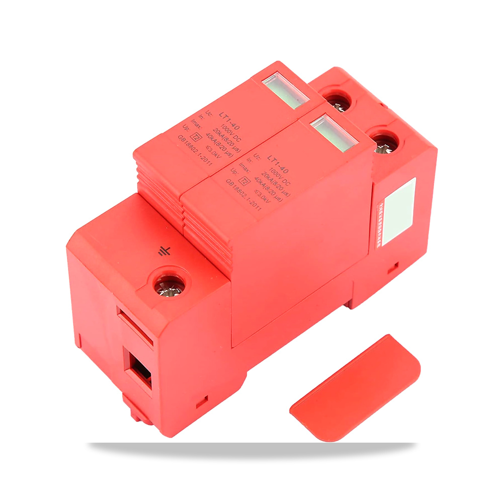 صورة منتج واقي المنزل من الصاعق، 2P 20KA~40KA DC1000V، جهاز حماية من الجهد المنخفض، تركيب على السكك الحديدية، تشغيل بسيط - كود الصنف reemco-2027-1391495 - ماركة يباع من خلال reemco - توريد وتصوير حصري لشركة ريمكو القابضة السعودية