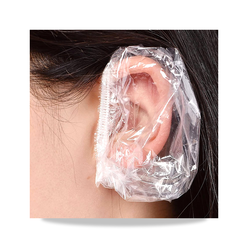 صورة منتج 100 قطعة من واقيات الاذن للاستعمال مرة واحدة، اغطية اذن شفافة للاستحمام مقاومة للماء، اذن مرة واحدة لصبغ الشعر - كود الصنف reemco-2027-1391792 - ماركة يباع من خلال reemco - توريد وتصوير حصري لشركة ريمكو القابضة السعودية