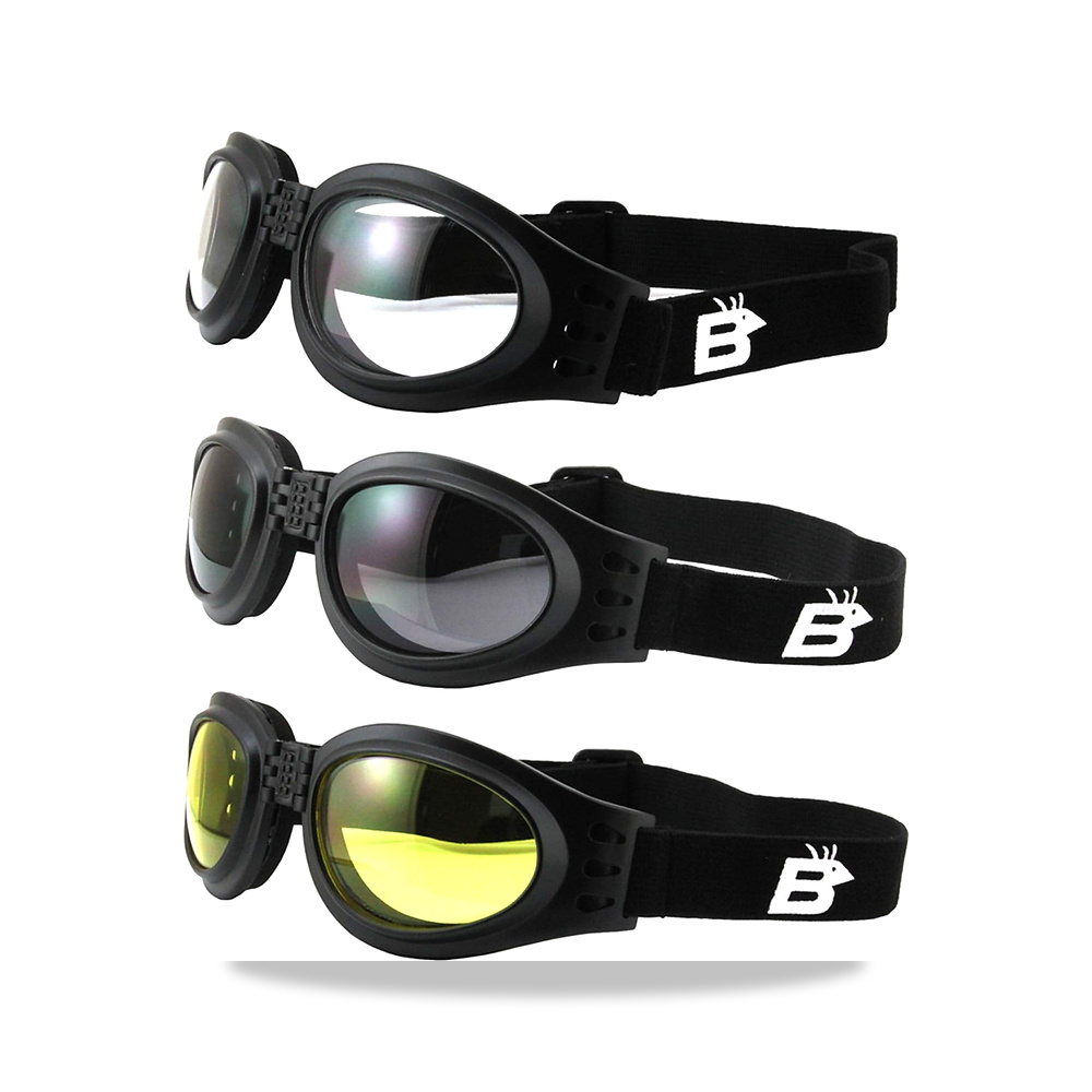 صورة منتج 3 ازواج من نظارات Parrot Black قابلة للطي مبطنة للدراجات النارية عدسات شفافة دخانية وصفراء للرجال والنساء - كود الصنف reemco-2027-1392142 - ماركة يباع من خلال reemco - توريد وتصوير حصري لشركة ريمكو القابضة السعودية