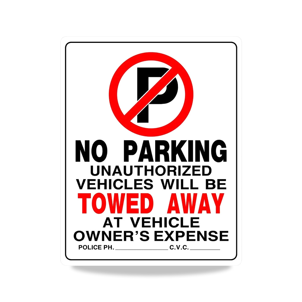 صورة منتج 842196 19 × 15 بوصة من البلاستيك الأبيض الفضاء No Parking Vehicles Will Be Towed – 6 قطع - كود الصنف reemco-2027-1392468 - ماركة يباع من خلال reemco - توريد وتصوير حصري لشركة ريمكو القابضة السعودية