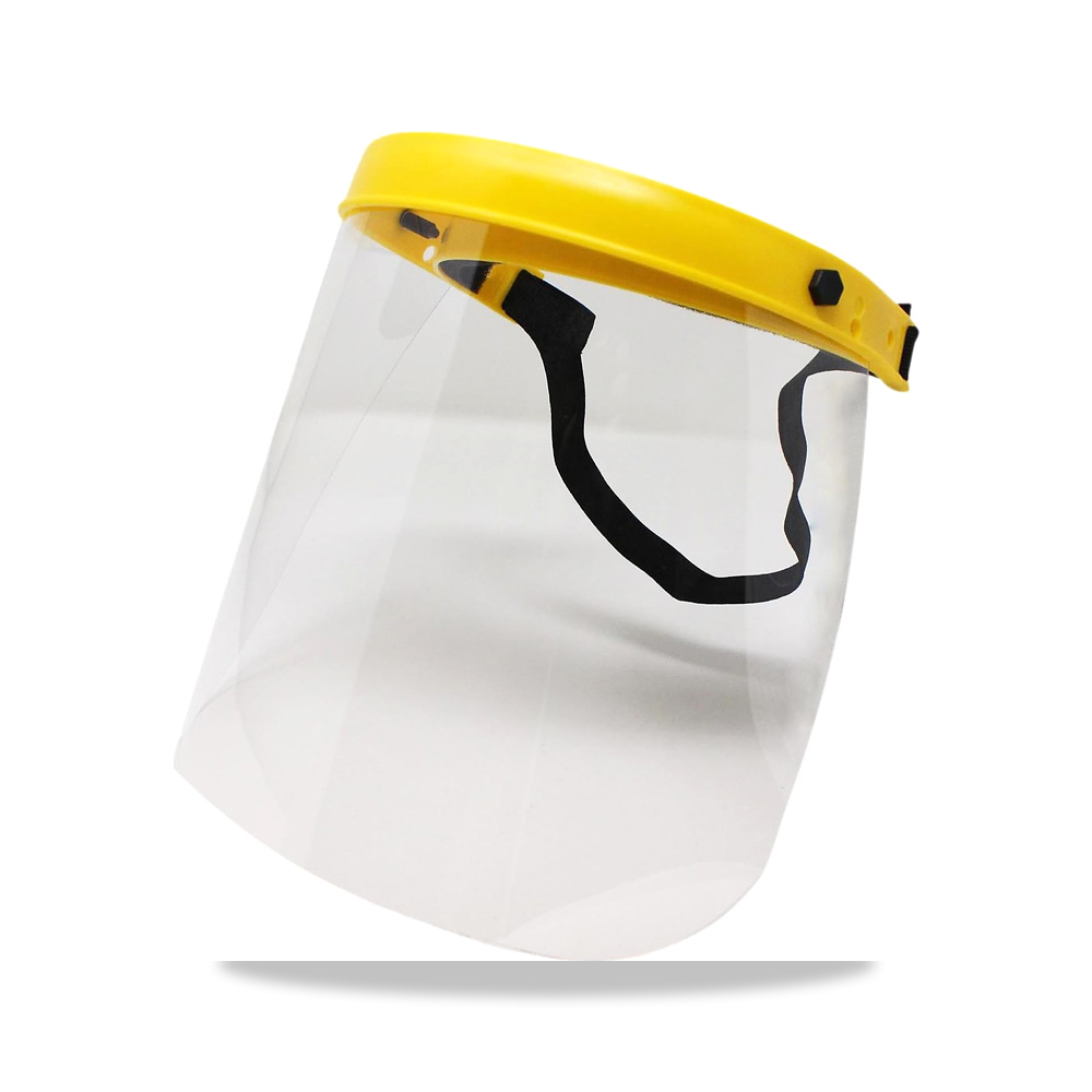 صورة منتج قناع واقي للوجه للسلامة والصقل والتلميع ايه ان اس اي (درع ثابت) موديل Face Shield – المادة بولي كربونات – مادة العدسة بولي كربونات (PC) - كود الصنف reemco-2027-1392884 - ماركة يباع من خلال reemco - توريد وتصوير حصري لشركة ريمكو القابضة السعودية