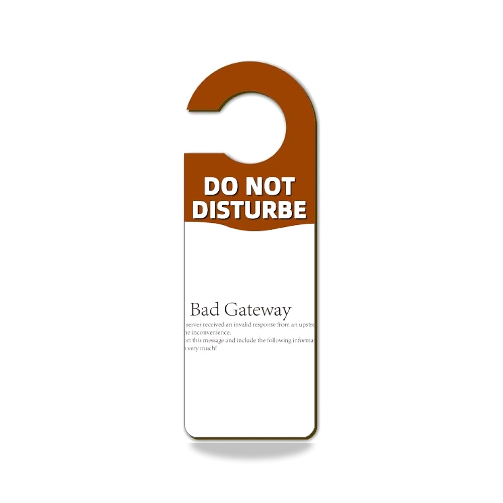 صورة منتج لافتة تحذير 502 Bad Gateway من بروجرامر 502 للتعليق على مقبض الباب – اللون ألوان متعددة - كود الصنف reemco-2027-1392958 - ماركة يباع من خلال reemco - توريد وتصوير حصري لشركة ريمكو القابضة السعودية