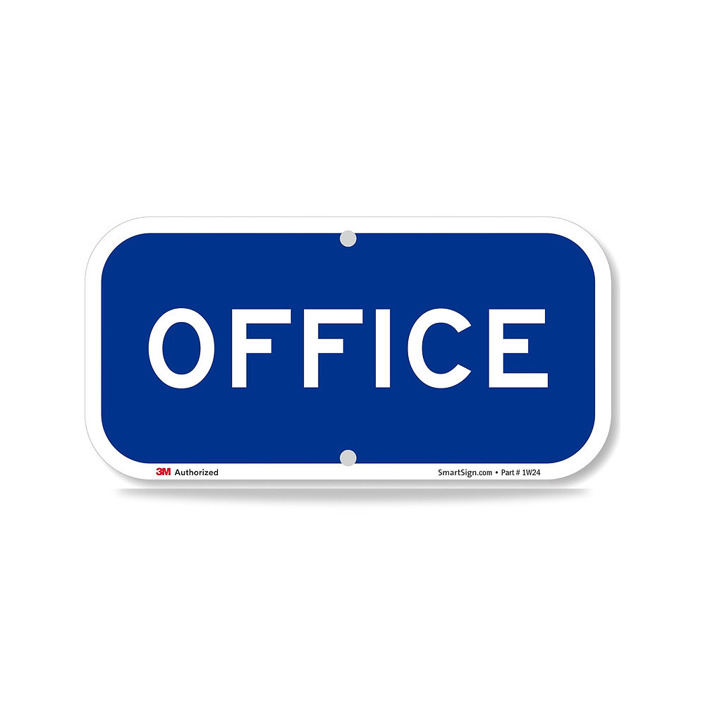 صورة منتج لافتة “Office” – 6 انش × 12 انش من الالومنيوم العاكس بدرجة هندسية – المقاس 6×12 inches – اللون أزرق - كود الصنف reemco-2027-1392995 - ماركة يباع من خلال reemco - توريد وتصوير حصري لشركة ريمكو القابضة السعودية
