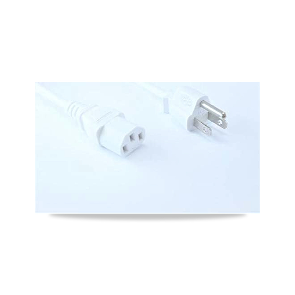 صورة منتج White سلك طاقة تيار متردد بطول 8 أقدام متوافق مع OPTOMA HD27 – اللون ابيض - كود الصنف reemco-2027-1393263 - ماركة يباع من خلال reemco - توريد وتصوير حصري لشركة ريمكو القابضة السعودية