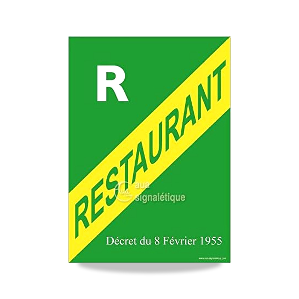 صورة منتج ملصق ترخيص مطعم R – لاصق الفينيل، A5: 150x210mm – اللون فينيل لاصق – اتجاه العرض لوحة - كود الصنف reemco-2027-1393923 - ماركة يباع من خلال reemco - توريد وتصوير حصري لشركة ريمكو القابضة السعودية