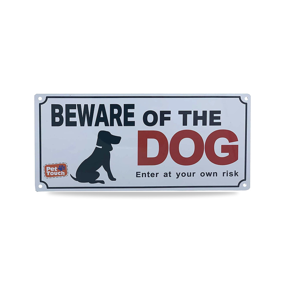صورة منتج لافتة تحذير السلامة بعبارة «BEWARE OF THE DOG ENTER AT Your OWN RISK Safety Sign» دوج – اللون أزرق – أبيض – أحمر – رمادي – الخامة الورق - كود الصنف reemco-2027-1394510 - ماركة يباع من خلال reemco - توريد وتصوير حصري لشركة ريمكو القابضة السعودية