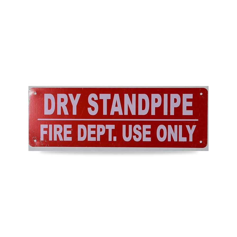 صورة منتج لافتة Dry Standpipe FIRE DEPT. USE Only – المقاس 4 × 12 – اللون أحمر - كود الصنف reemco-2027-1394519 - ماركة يباع من خلال reemco - توريد وتصوير حصري لشركة ريمكو القابضة السعودية
