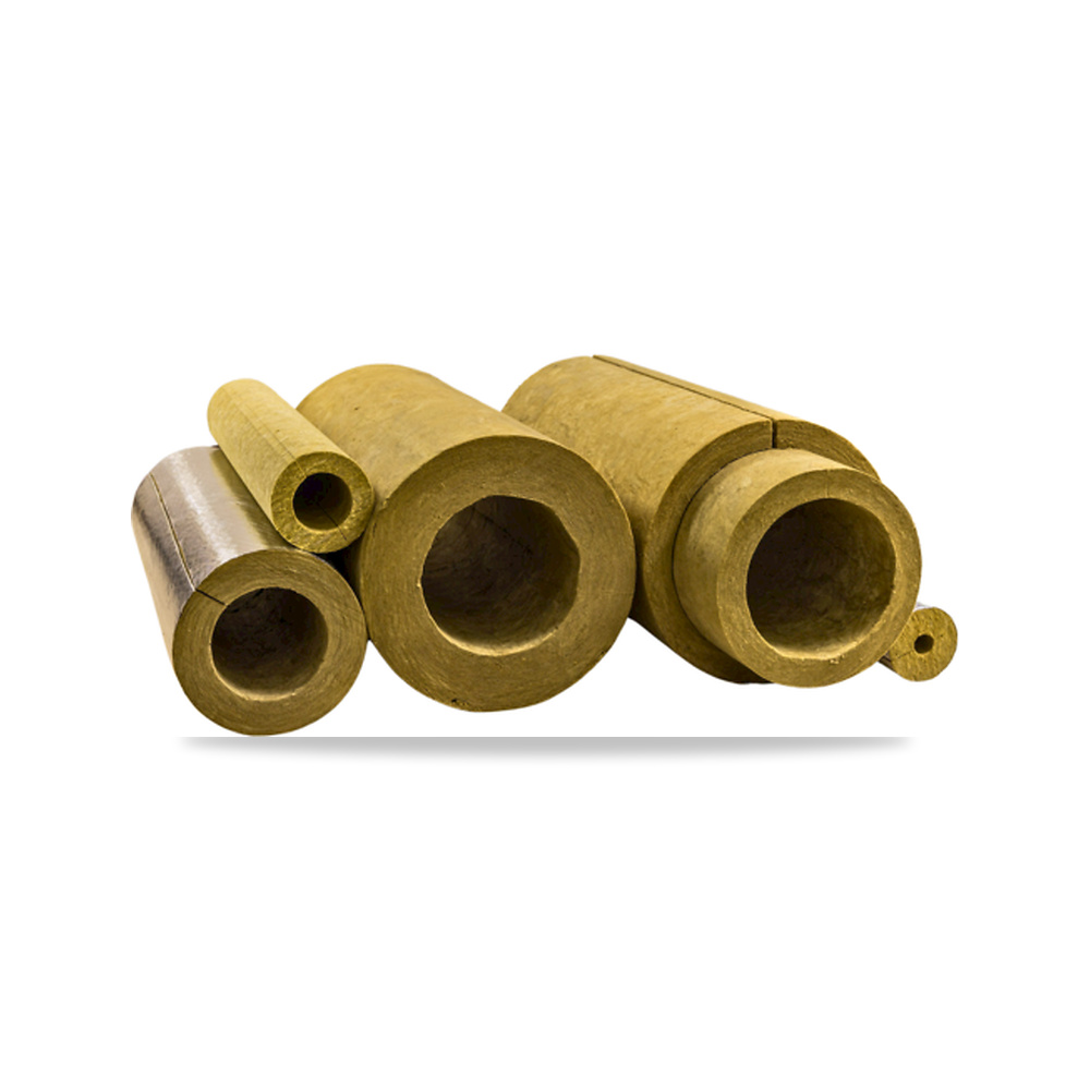 صورة منتج مقاطع وأسطوانات صوف صخري لعزل الأنابيب (Pipe Section) بولي إيثيلين عزل حراري وصوتي 150 مم 150 كجم M3 الصوف - كود الصنف reemco-2027-1394699 - ماركة يباع من خلال reemco - توريد وتصوير حصري لشركة ريمكو القابضة السعودية