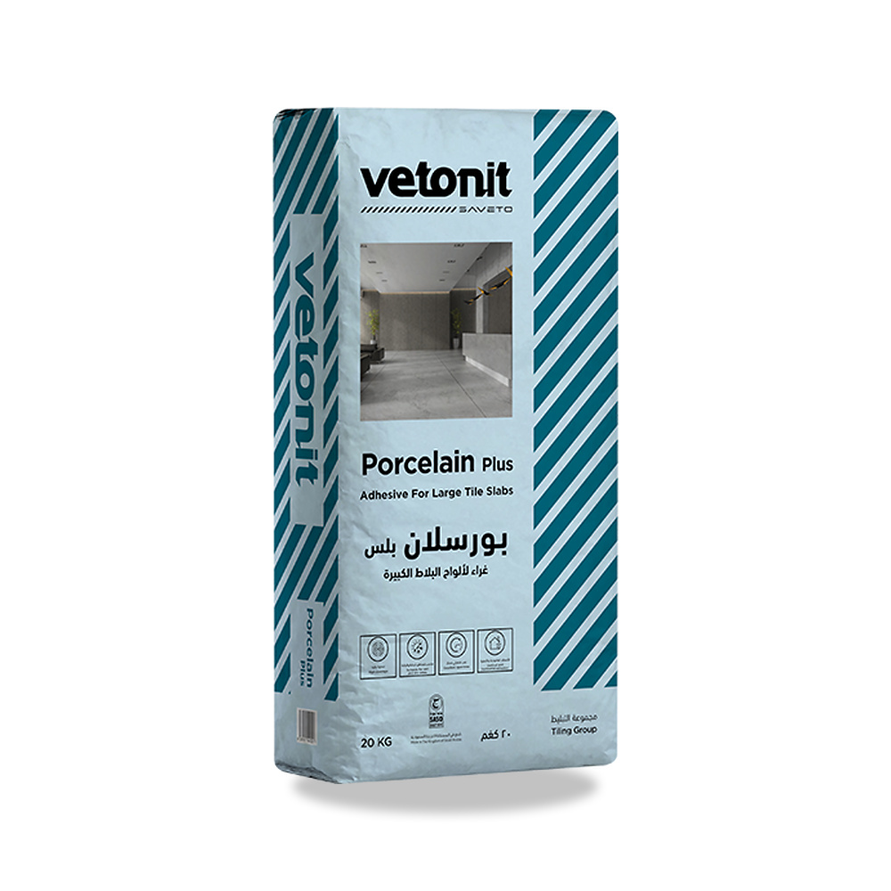 صورة منتج الأسمنت والمونة والكيماويات الإنشائية مادة لاصقة سافيتو فيتونيت (Saveto Vetonit) موديل Porcelain Plus - كود الصنف reemco-2027-1394746 - ماركة يباع من خلال reemco - توريد وتصوير حصري لشركة ريمكو القابضة السعودية