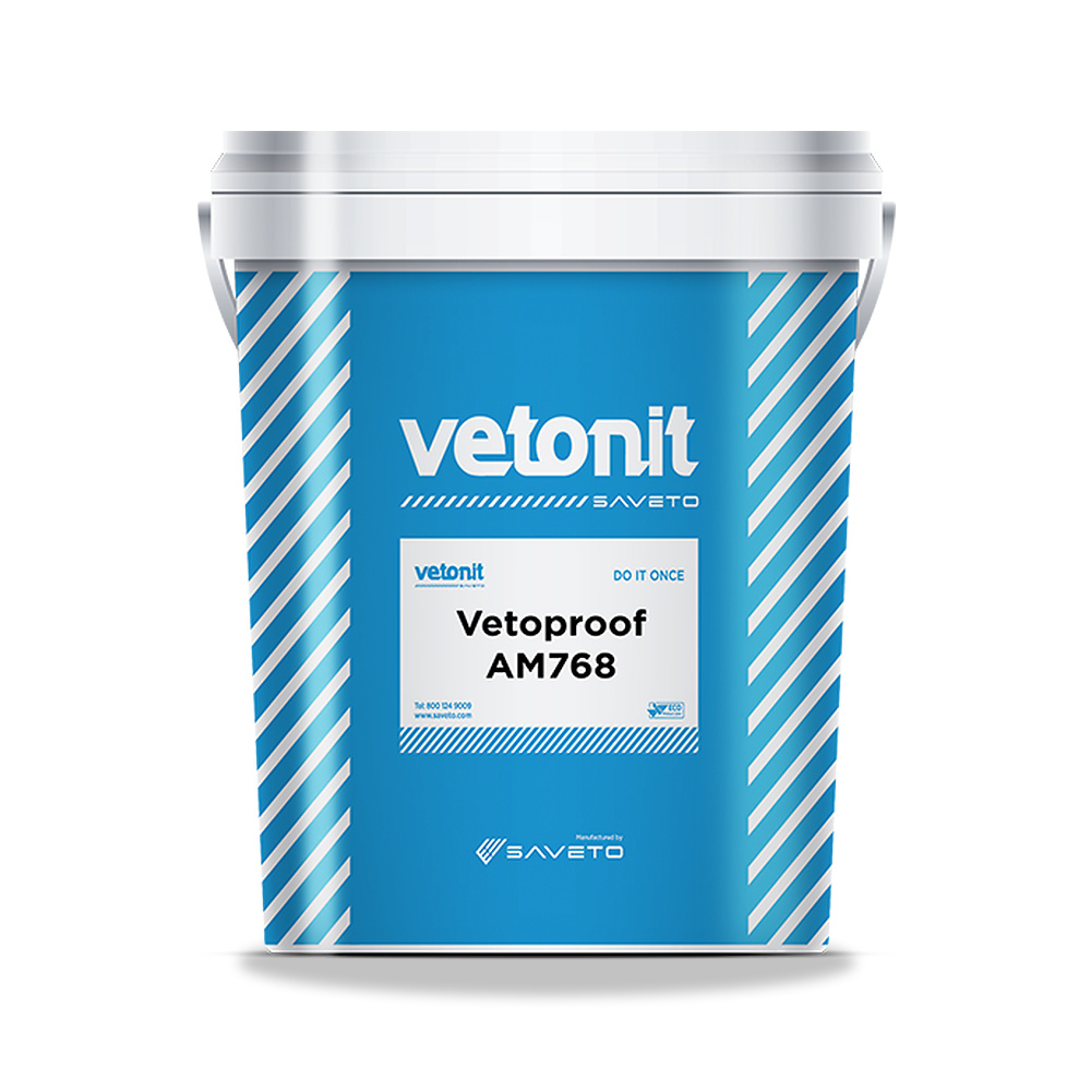 صورة منتج عازل مائي للأسطح والخرسانة مفرد سافيتو فيتونيت (Saveto Vetonit) موديل Vetoproof AM768 - كود الصنف reemco-2027-1394796 - ماركة يباع من خلال reemco - توريد وتصوير حصري لشركة ريمكو القابضة السعودية