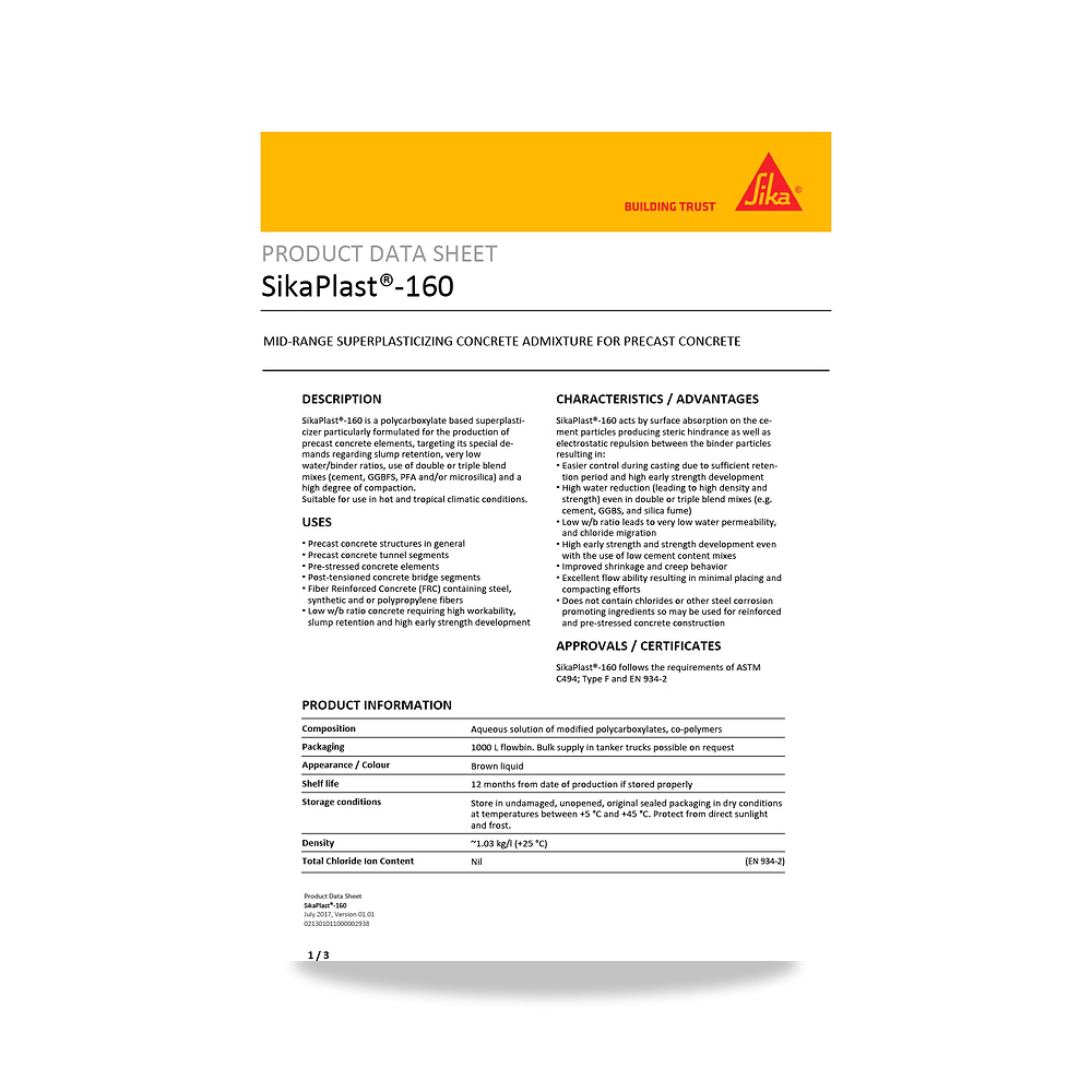 صورة منتج مسامير وبراغي وفيشر وخوابير سيكا (Sika) موديل SikaPlast-160 - كود الصنف reemco-2027-1443946 - ماركة يباع من خلال reemco - توريد وتصوير حصري لشركة ريمكو القابضة السعودية