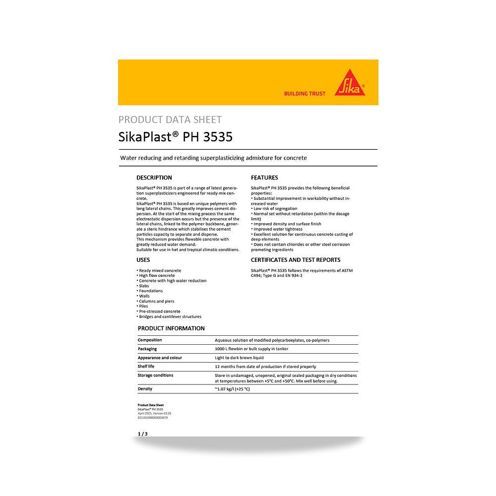 صورة منتج مسامير وبراغي وفيشر وخوابير سيكا (Sika) موديل SikaPlast PH 3535 - كود الصنف reemco-2027-1444002 - ماركة يباع من خلال reemco - توريد وتصوير حصري لشركة ريمكو القابضة السعودية