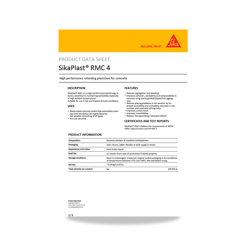 صورة منتج مسامير وبراغي وفيشر وخوابير سيكا (Sika) موديل SikaPlast RMC 4 - كود الصنف reemco-2027-1444008 - ماركة يباع من خلال reemco - توريد وتصوير حصري لشركة ريمكو القابضة السعودية