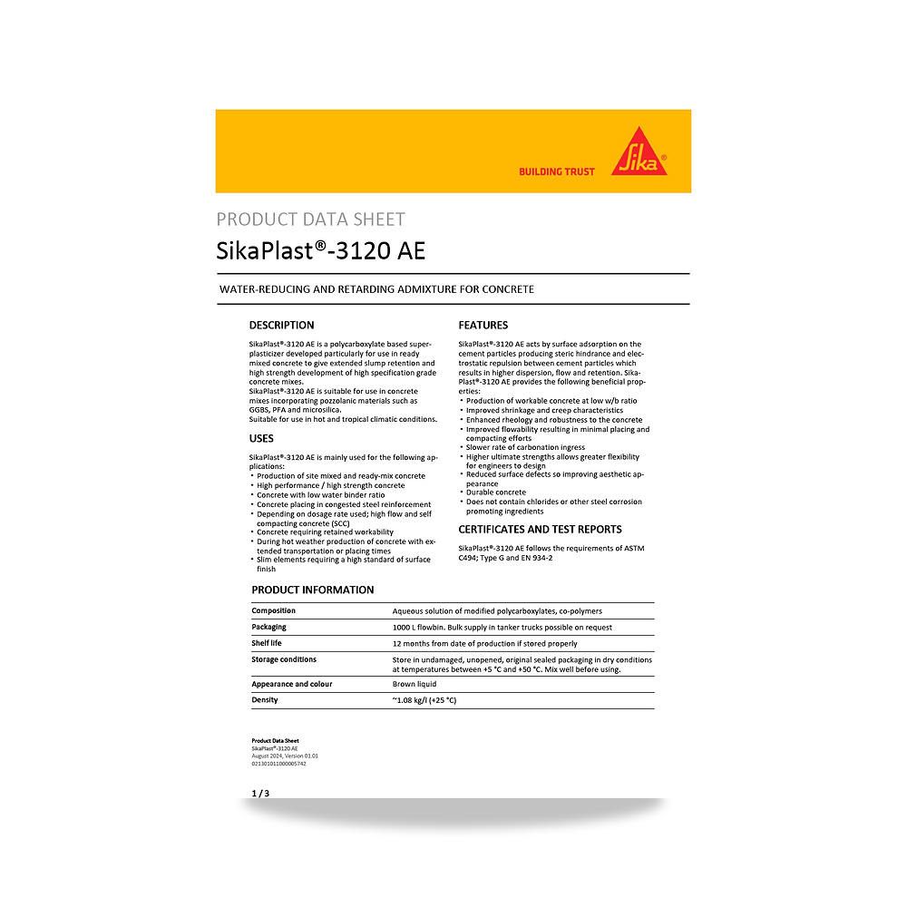 صورة منتج مسامير وبراغي وفيشر وخوابير سيكا (Sika) موديل SikaPlast-3120 AE - كود الصنف reemco-2027-1444010 - ماركة يباع من خلال reemco - توريد وتصوير حصري لشركة ريمكو القابضة السعودية
